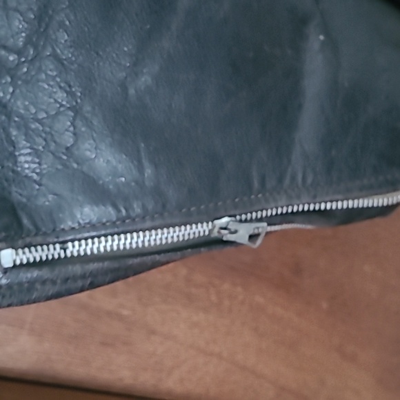 Vintage leather bikers jacket - Picture 4 of 14